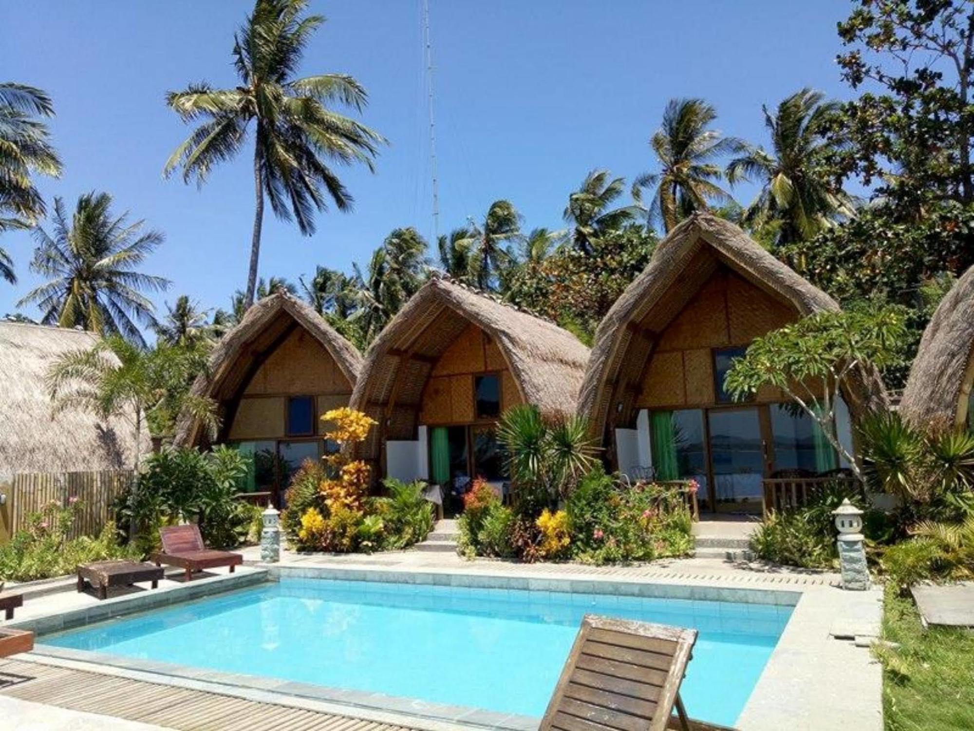 Krisna Bungalows And Restaurant Sekotong Dış mekan fotoğraf
